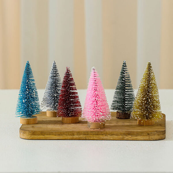 O1CN01e8WqSz1N6fGOm89GC_2928721521-0-cib Wholesale 4PCS 10cm*4.5cm Colored Gold Onion Pink Cedar Christmas Tree PVC Ornaments