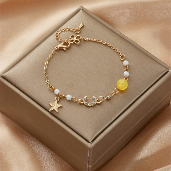 Wholesale Sun Moon Star Pearl Bracelet