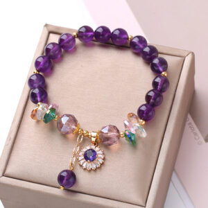 O1CN01eAcOFQ27lOlhfBpYV__2212914117837-0-cib Wholesale Purple Crystal Zircon Beaded Bracelet