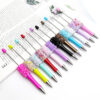 Wholesale Beadable Pens Petal Sequin Resin Diamond Ballpoint Pen