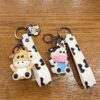 Wholesale Silicone Cow Cute Keychain
