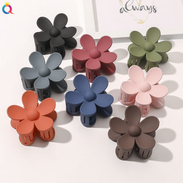 Wholesale Candy Color Flower Hair Clips
