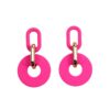O1CN01eD4aAa1T3M8TvC8Rw_2677772326-0-cib Wholesale Round Hollow Spray Painted Acrylic Earrings