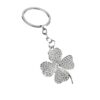 O1CN01eDf9k92KP2dPuvZAe_2213263739548-0-cib Wholesale Diamond Lucky Four-Leaf Clover Car Metal Pendant Keychains