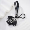 Wholesale Metal Ring Halloween Cartoon Bat Keychain