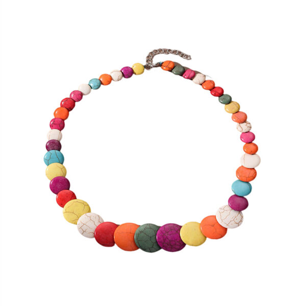 Wholesale Colorful Stone Creative Necklaces