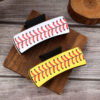 Wholesale Western Fashion Baseball Leather Hair Clips