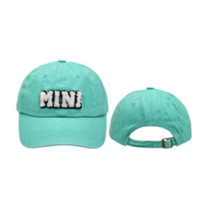 Fruit green mini-washed children's baseball cap / free size (Japanese buckle adjustable)