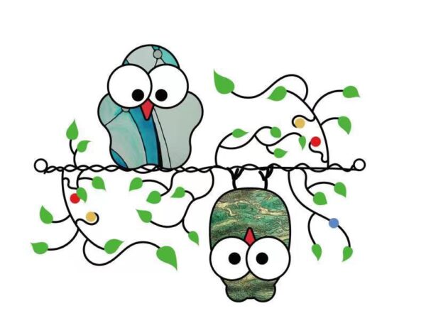 O1CN01eJHf1u2Gai2skIIm7_2210379649032-0-cib Wholesale Owl Color Pendant Garden Decoration