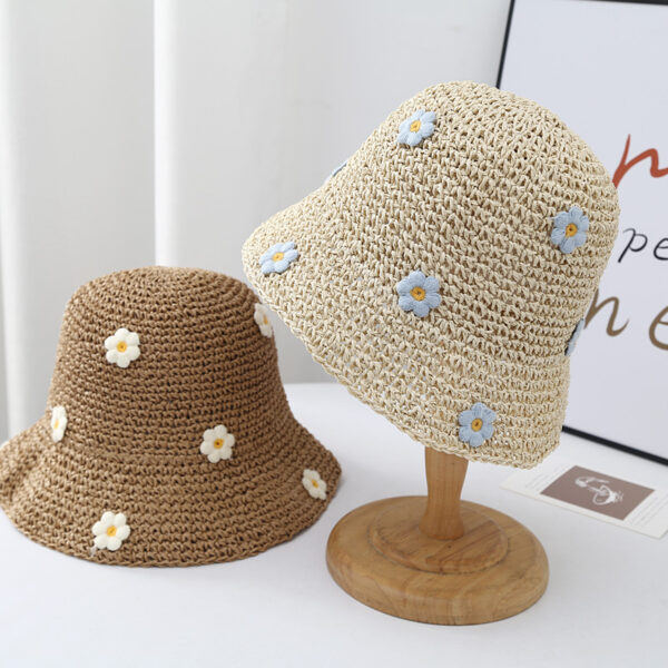 O1CN01eJWJIi1On5Tu7s1Cd_3481141749-0-cib Wholesale Braided Daisy Straw Hats