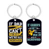 Wholesale Father's Day Color Printed Stainless Steel Keychains