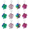 Wholesale Sequin Four-leaf Clover Creative Keychain