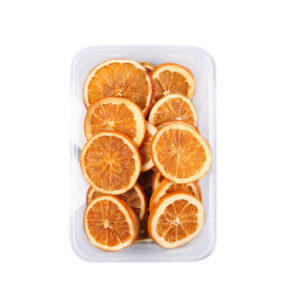 About 25 orange slices (available in both sizes)