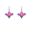 Wholesale Halloween Colorful Gradient Plating Color Matching Stainless Steel Earrings