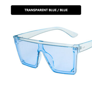 Figure / Transparent blue frame blue sheet
