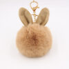 Wholesale Rabbit Ears Fur Ball Keychain Plush