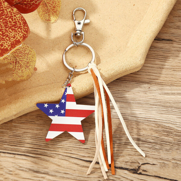 Wholesale Independence Day Metal Keychain