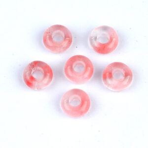 5X10mm watermelon red (synthetic)