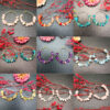 Wholesale Natural Crystal Crushed Stone Alloy Earrings