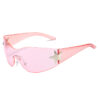 Wholesale One-piece Five-pointed Star Sunglasses