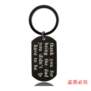 W00001 key chain overall Black