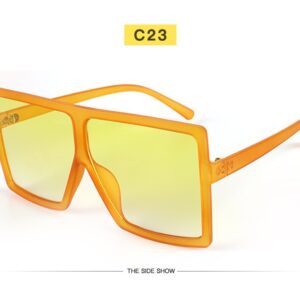 Matte dark yellow frame full yellow film