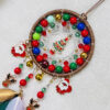 Wholesale Santa Claus Feather Dream Catcher Pendant