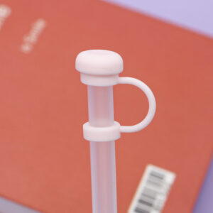 Pale pink mushroom head 10mm / 10mm straw cap [without straw]]