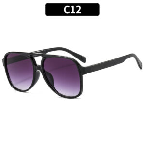 C12-black frame double gray