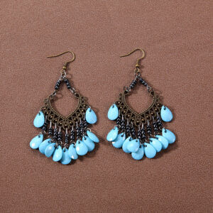 12-antique turquoise earrings