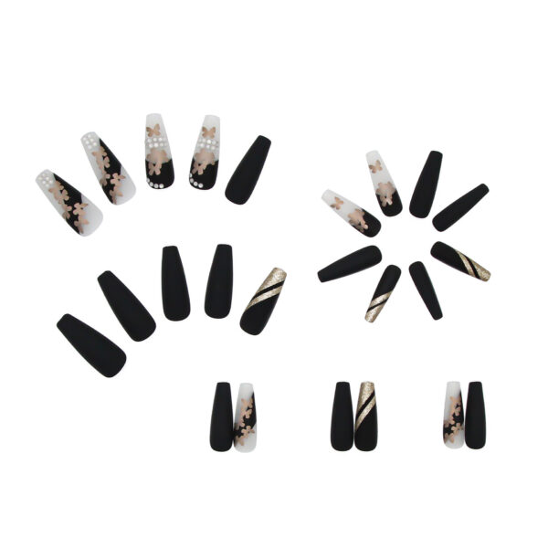 Wholesale Plastic Butterfly Diamond Nail Art Chips
