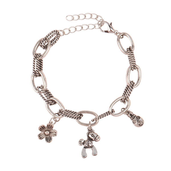 Wholesale Horse Flower Alloy Bracelet