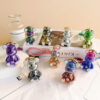 O1CN01emdvzD1Bx55L7QtAW__2211394340011-0-cib Wholesale Resin Town Store Treasure Inlaid Diamond Bear Keychain