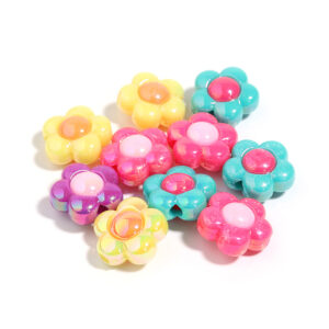Colored dark flowers (10/bag) / Random color mixing, size on the details page
