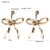 Wholesale Fashion Bow Diamond Earrings