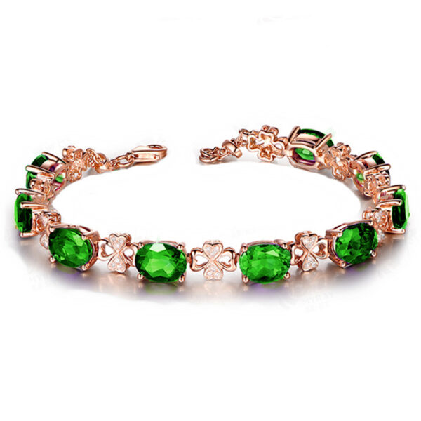 O1CN01eqgPmu1tDaq5iQ4dV_2208145805868-0-cib Wholesale Bracelet Copper Luxury Brazilian Emerald Diamond Bracelet OLY-BT-DSL001