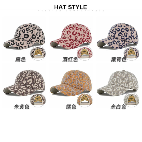 O1CN01evIMbQ1YUtwBdgjAD_3361583063-0-cib Wholesale Cotton Leopard Ponytail Hat