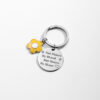Wholesale Sunflower Inspirational Stainless Steel Keychains