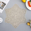 O1CN01ewGlv82MctgsjjY8H__2213287129849-0-cib Wholesale PVC Snowflake Placemat Coaster Heat Insulation Pad