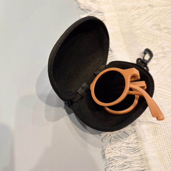 O1CN01ewzgIU1ZEhcrJ1wIR_2211356663163-0-cib Wholesale New Foldable Children's Round Anti-UV PC Sunglasses