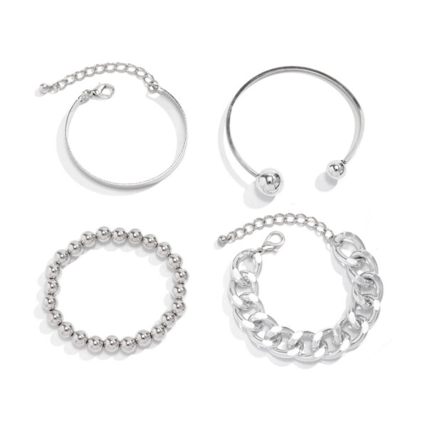 O1CN01ey34ek23L3dP0suRg_1005997238-0-cib Wholesale Multi-layer Bead Stacked Metal Bracelet Set