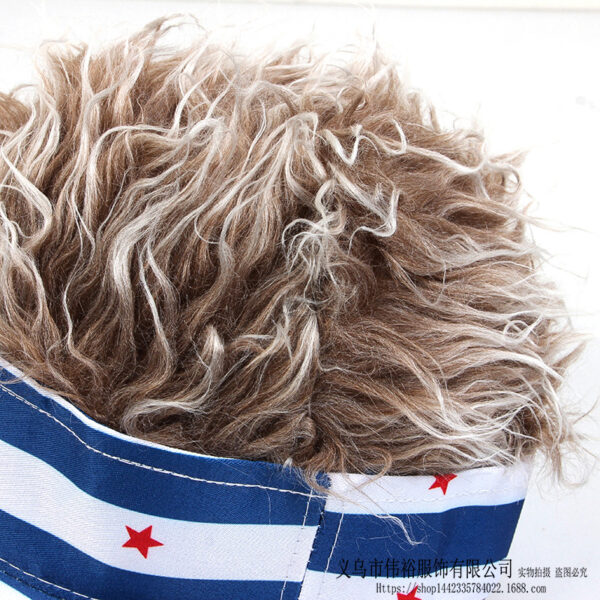 Wholesale United States Independence Day Stars Striped American Flag Wig Baseball Cotton Hat