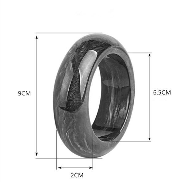 O1CN01eyCBzH1KYCLNGwN1I_2211270631175-0-cib Wholesale Marble Pattern Exaggerated Color Resin Retro Geometric Circular Dyeing Transparent Bracelet