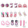 O1CN01eyVnBg1G1tsZDXBb4_2024060563-0-cib Wholesale Pink Valentine's Day Cat Envelope Double Sided Acrylic Earrings