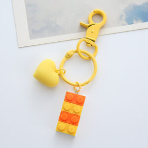 Yellow building block love buckle / Single opp bag packaging