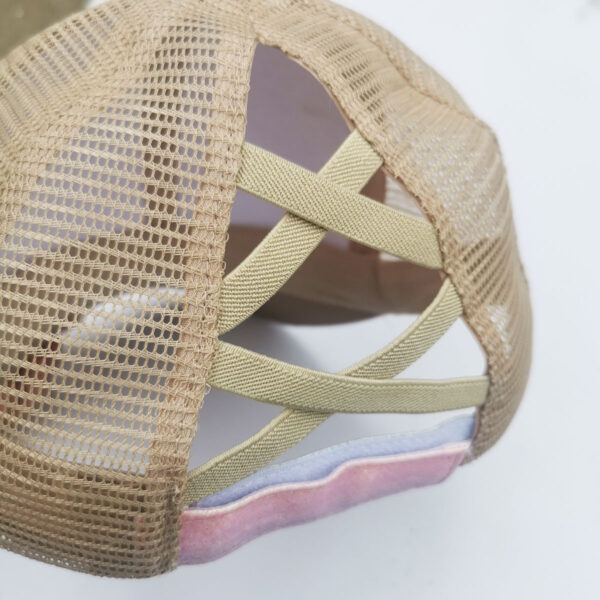 O1CN01f0XvyA1e6ypao8r91_1667113823-0-cib Wholesale Glitter Sequins Gradient Cross Cross Horsetail Strap Acrylic Baseball Cap