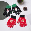 Wholesale Christmas Autumn and Winter Warm Knitted Brushed Inner Touch Screen Gloves