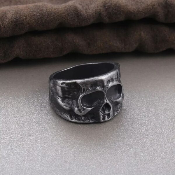 Wholesale Vintage Goth Theme Skull Alloy Rings