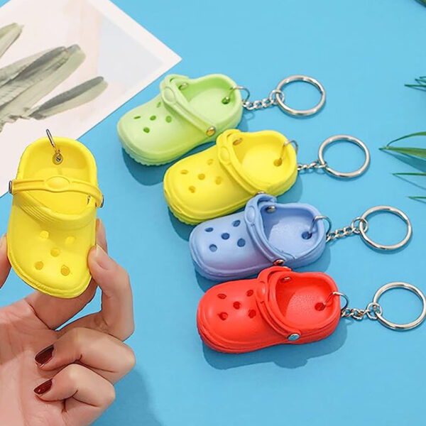O1CN01f0yLXY1dU3JuDck90_2215578823738-0-cib Wholesale EVA Cute Mini Hole Shoes Keychain