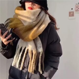 【ash brown】colorful tassel / About 230